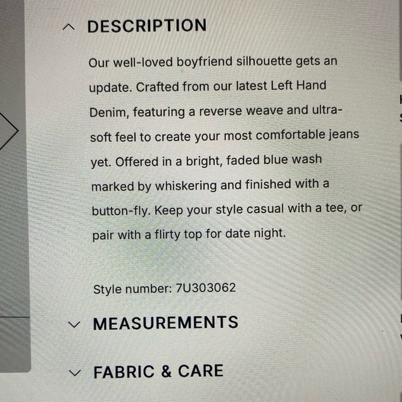 7 For All Mankind Left hand Josefina jeans in Maldon. Size 27 - boyfriend jeans - Picture 6 of 9